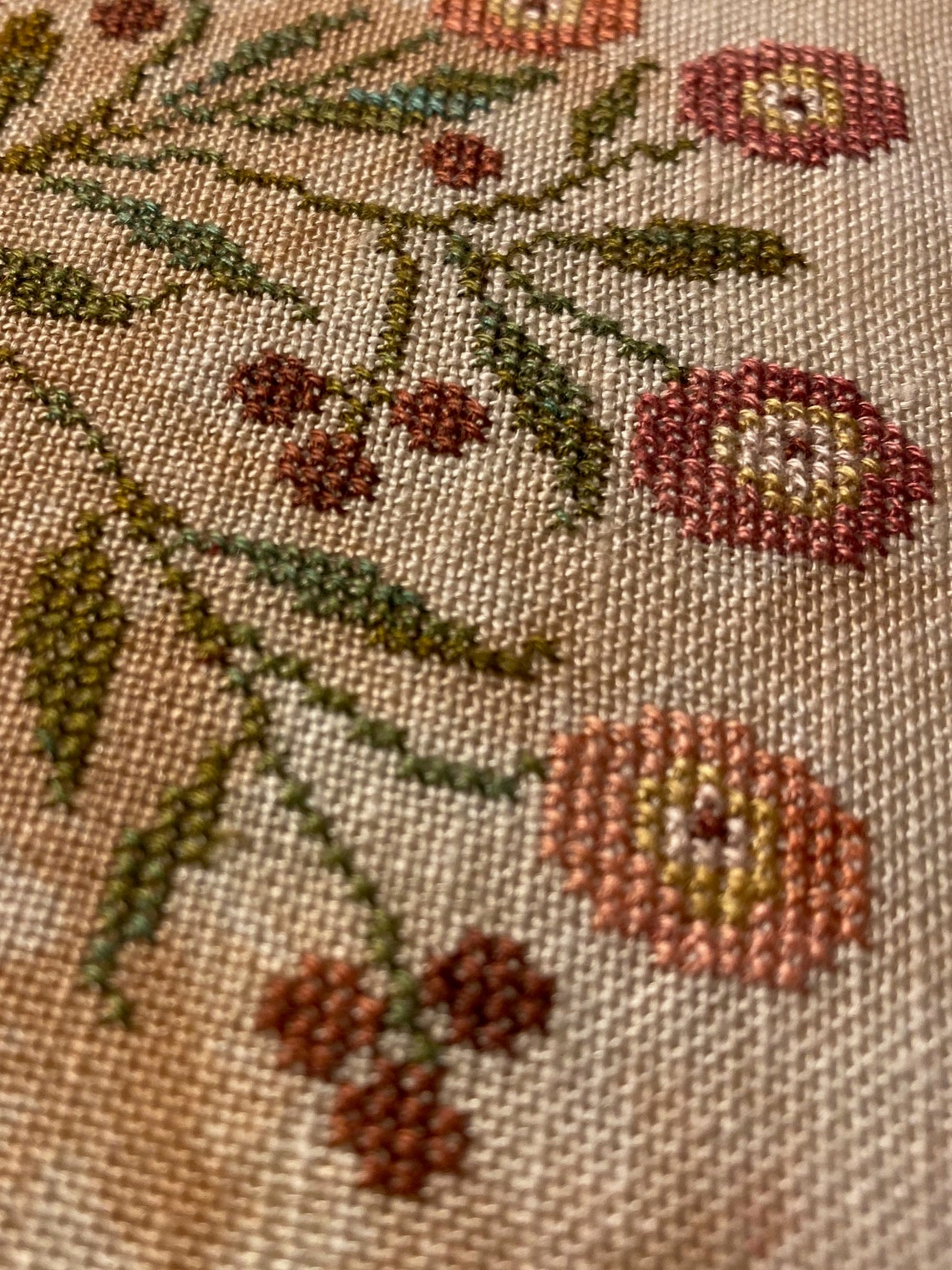 Autumn Bouquet PDF Cross Stitch Pattern Digital Heartsong Stitchery - Etsy