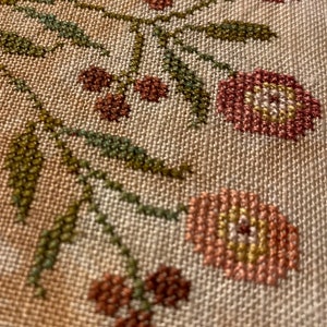 Autumn Bouquet PDF Cross Stitch Pattern Digital Heartsong Stitchery - Etsy