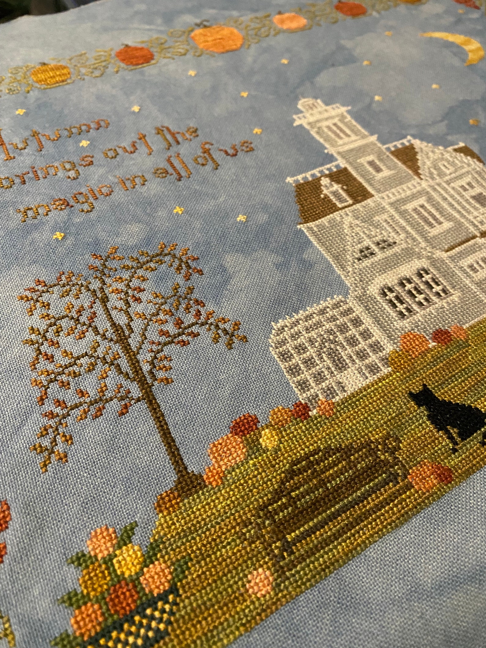 Magic of Autumn PDF Cross Stitch Pattern Digital Heartsong Stitchery - Etsy