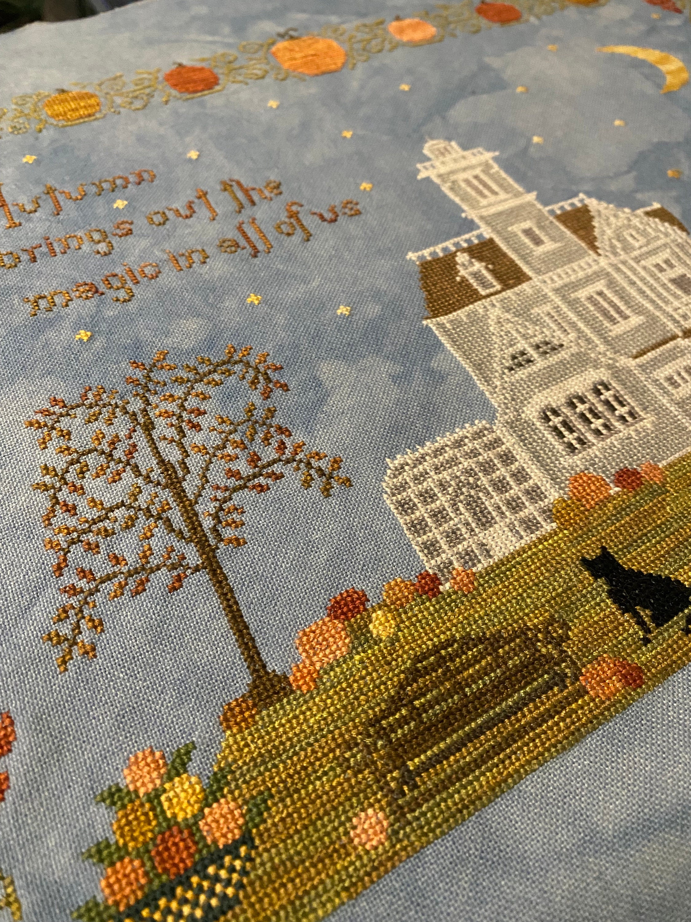 Magic of Autumn PDF Cross Stitch Pattern Digital Heartsong Stitchery - Etsy