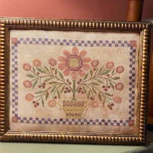 Autumn Bouquet PDF cross stitch pattern Digital Heartsong Stitchery