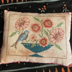 Lenteserenade pdf-kruissteekpatroon Digital Heartsong Stitchery