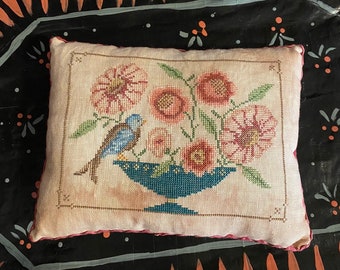 Spring Serenade PDF Kreuzstichmuster Digitale Heartsong Stitchery