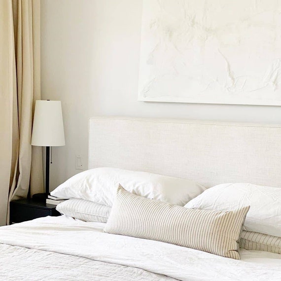 Long lumbar bed clearance pillow