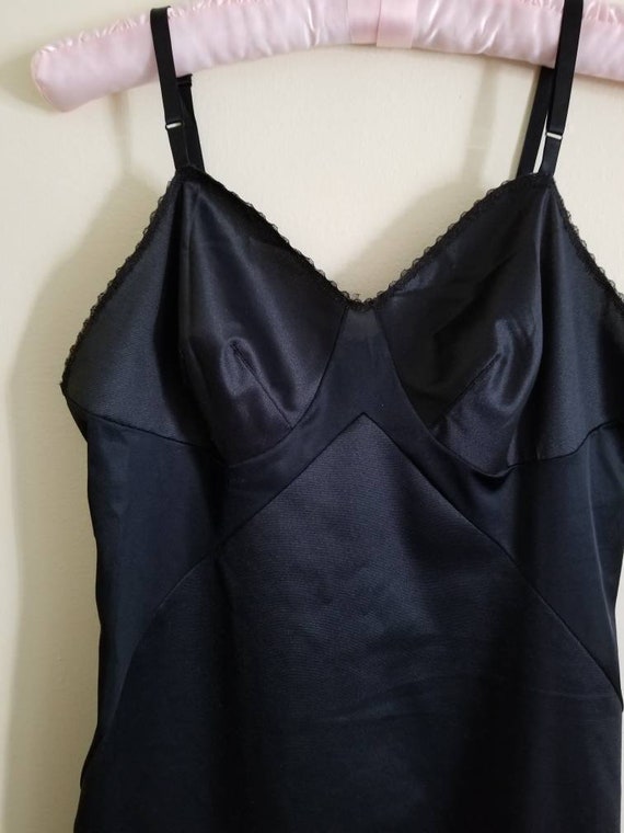 Sale Vintage Black Full Slip / Vintage Vanity Fai… - image 3