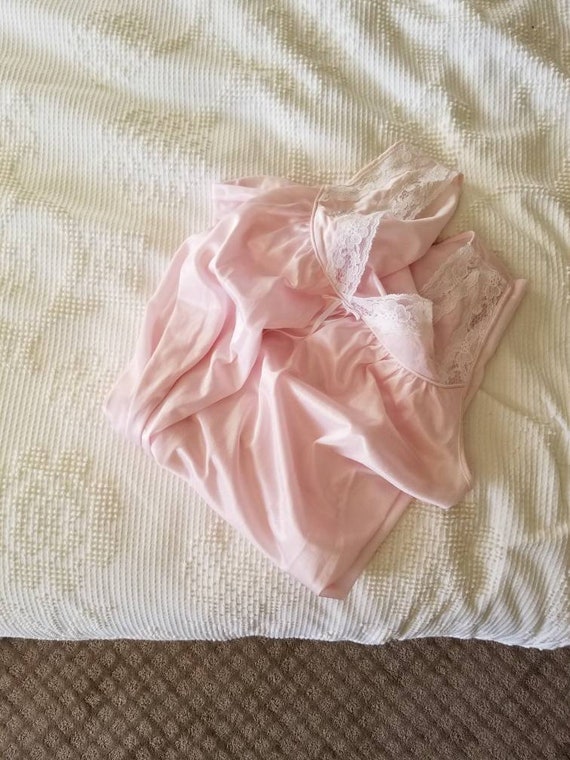 Sale Vintage Pink Nightgown / Lady Manhattan Nigh… - image 8