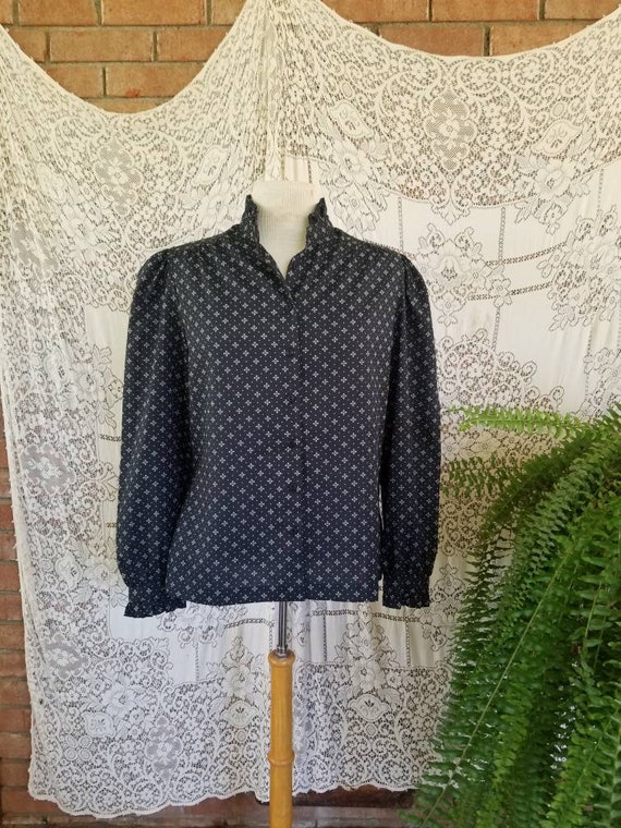 Sale Vintage blouse Pant Her 13/14 shirt, button … - image 5
