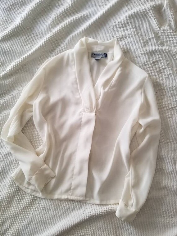 white blouse workwear