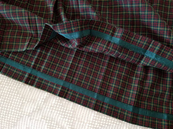 Sale Vintage plaid skirt Susan Bristol 10 red gre… - image 10
