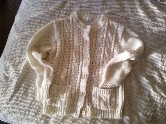 Vintage Knit Cardigan / Vintage Cardigan Sweater /