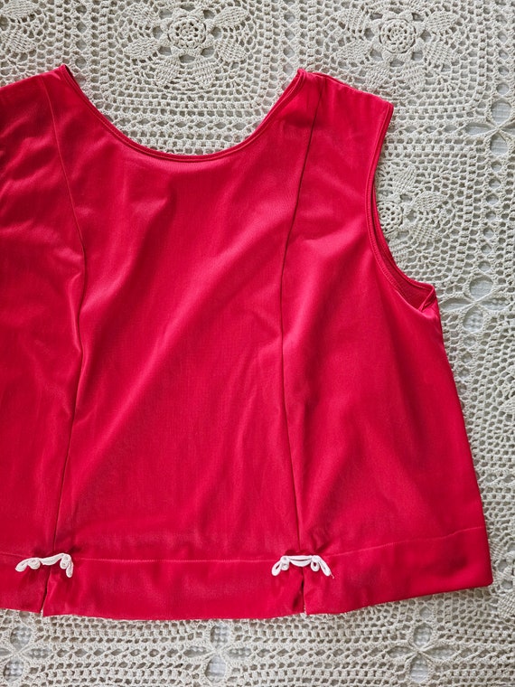 Vintage pajama set, Sans Sauci 36 two piece top p… - image 8