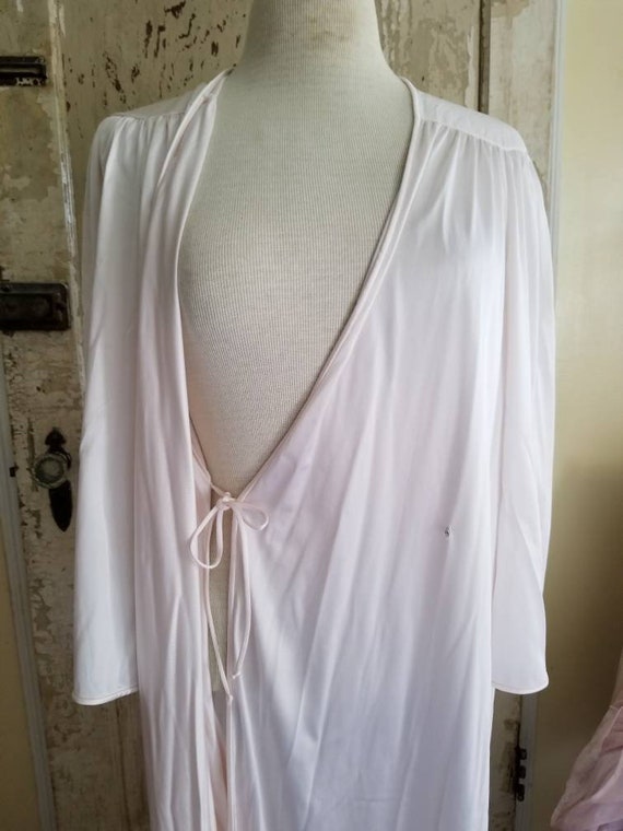 Retro White Robe Sale Vintage White Robe / Vanity Fair Robe / Size Med… - Gem
