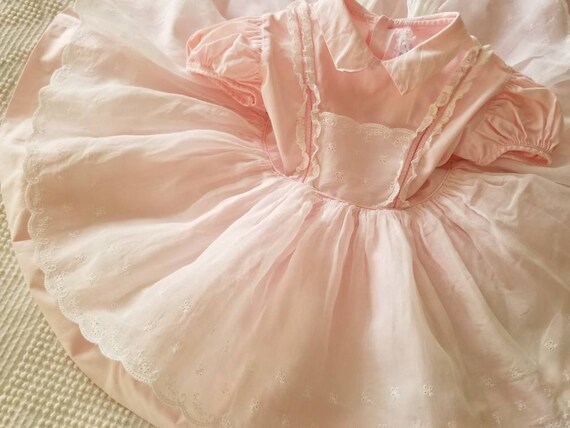 Sale Vintage pink dress Joselle Originals girl, b… - image 10