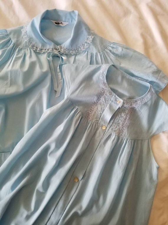 Vintage Blue Pajama Set / Basila / Pastel / Pale B
