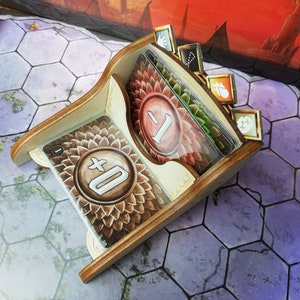 Gloomhaven attack modifier deck stand