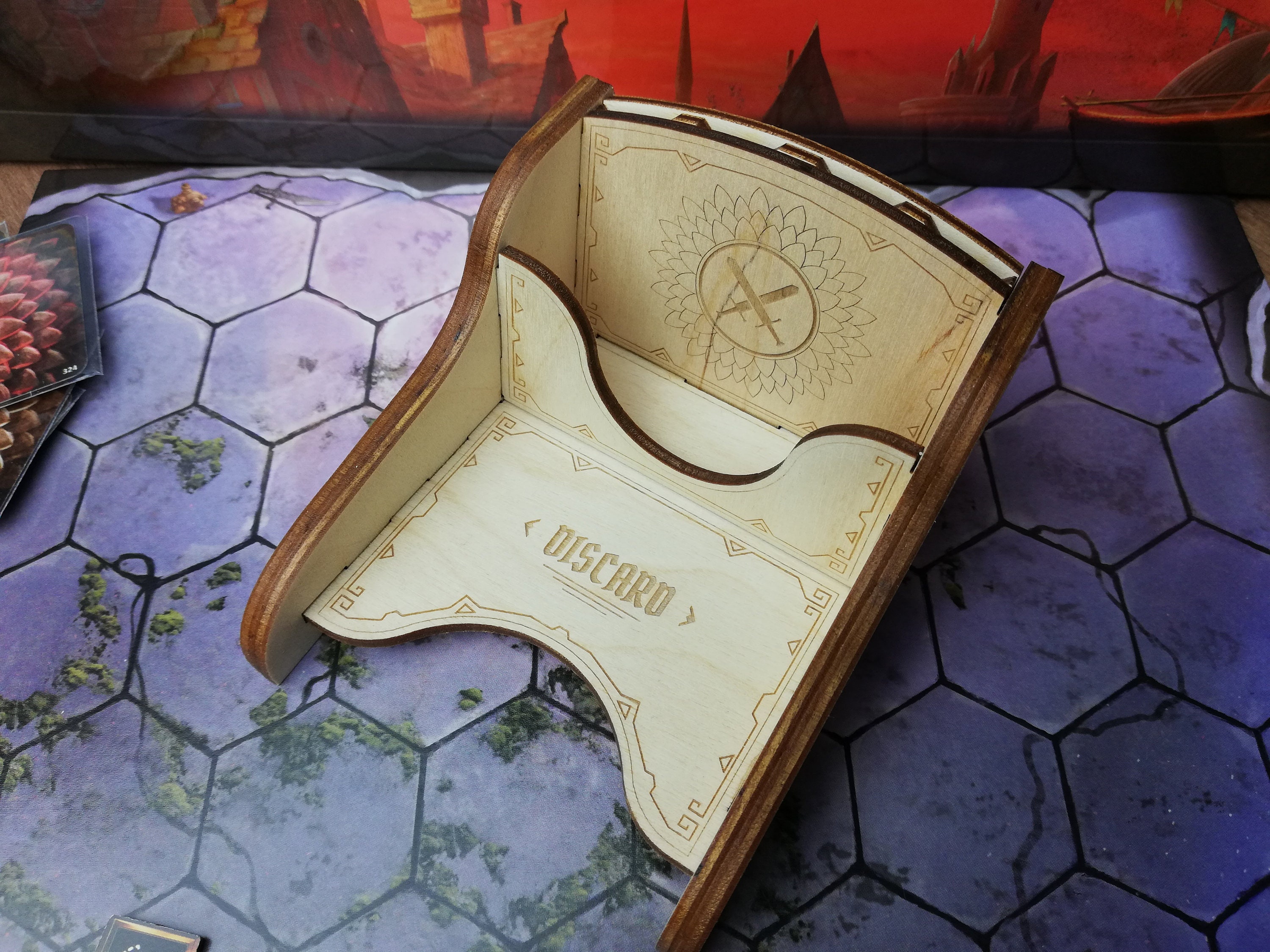 Gloomhaven attack modifier deck stand | Etsy