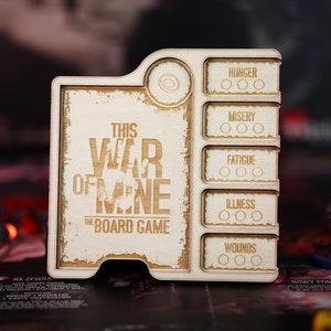 This War of Mine-spelerdashboard / spelersbord