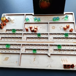 Tableau de bord du plateau Terraforming Mars Player V2