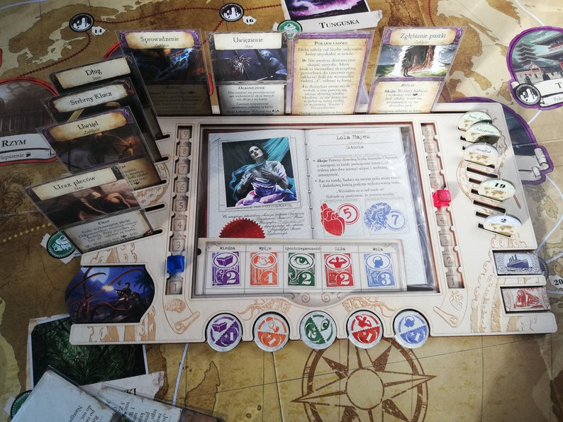 Eldritch Horror-Spieler-Dashboard/Spielerbrett Bild 2