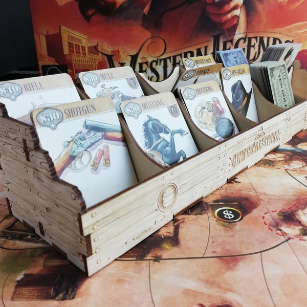 General Store Ständer für ""Western Legends"" Brettspiel."