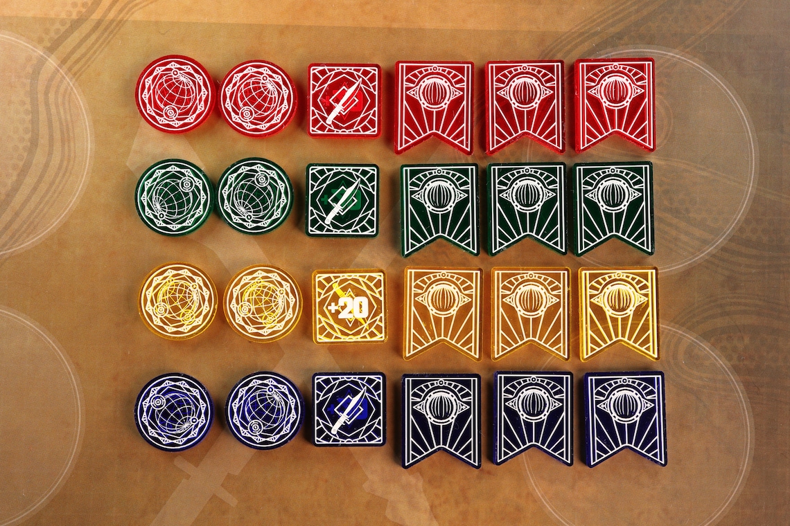 Acrylic Token Set compatible With Dune Imperium Etsy