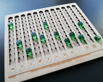 Terraforming Mars Resources tray dashboard