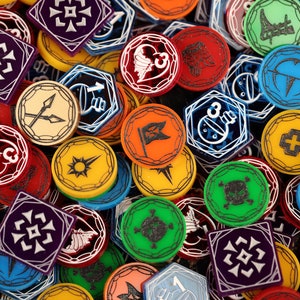 Token Set compatible with Masters of the Universe:Battleground