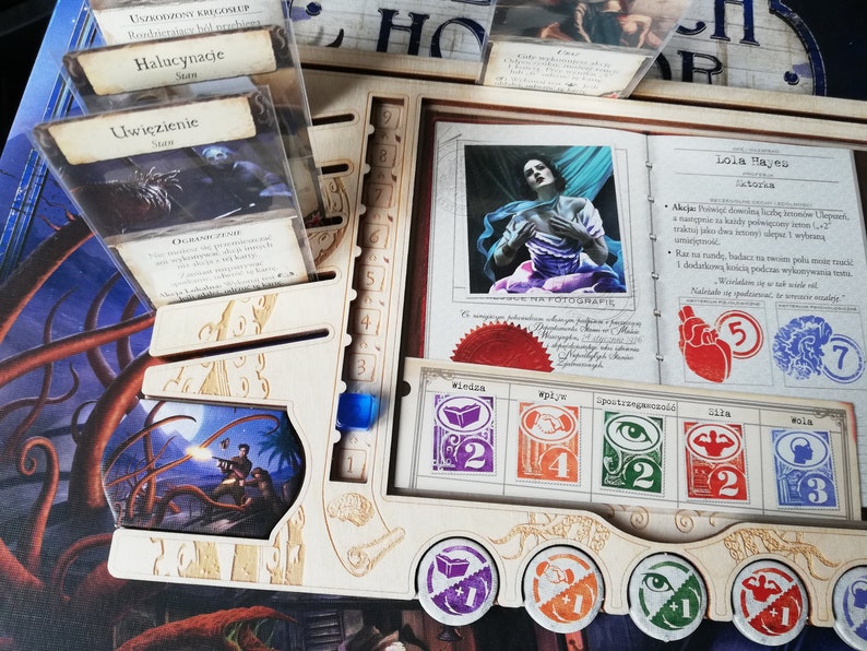 Eldritch Horror-Spieler-Dashboard/Spielerbrett Bild 8