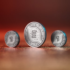 SOLARI v2 Acrylic Token Set (compatible with Dune Imperium)