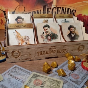 Trading Post / Traveling Trader staat voor bordspel 'Western Legends'