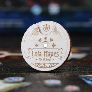 Lola Hayes Class Selection Dial - Arkham Horror LCG