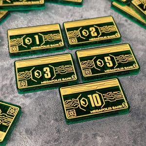 Android Netrunner TCG Credit Tokens