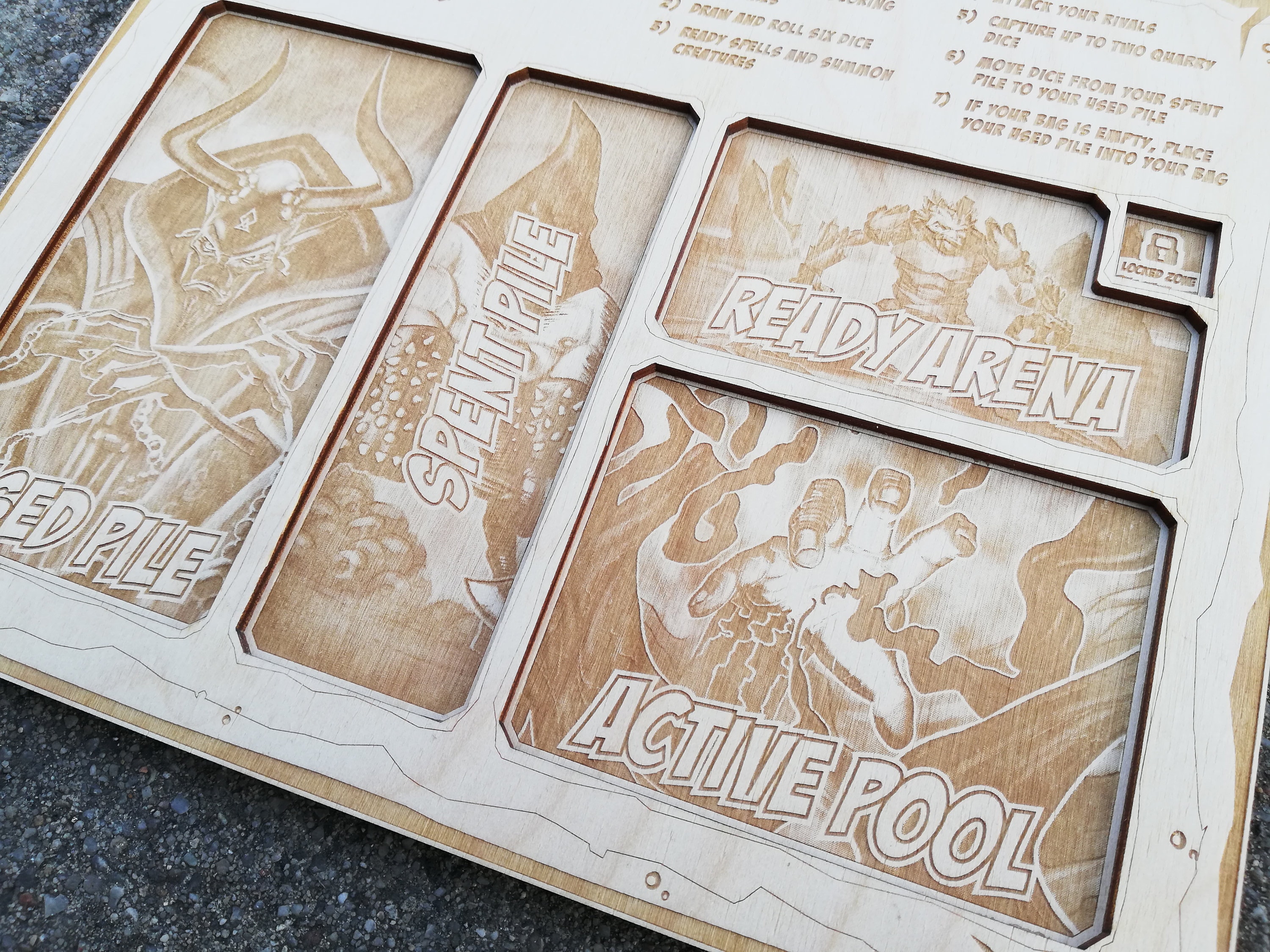 Quarriors Player Board Etsy