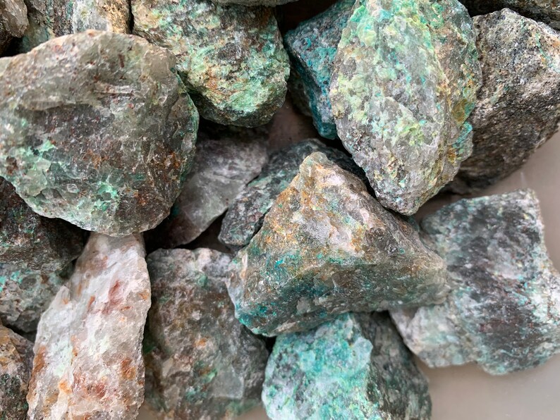 Pound Rough Chrysocolla Natural stone Etsy