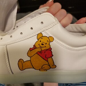 Custom painted sneakers
