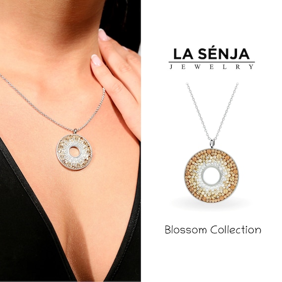 Swarovski 2024 circle necklace