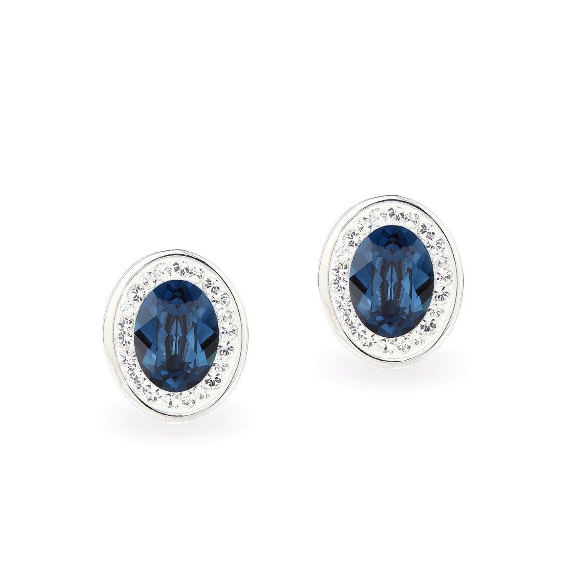 Mini Round Crystal Post Stud Earrings - Fame Accessories