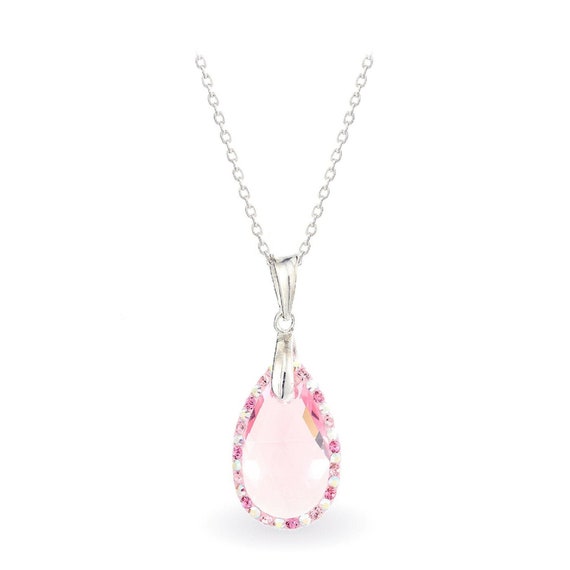 Blush pink hotsell necklace