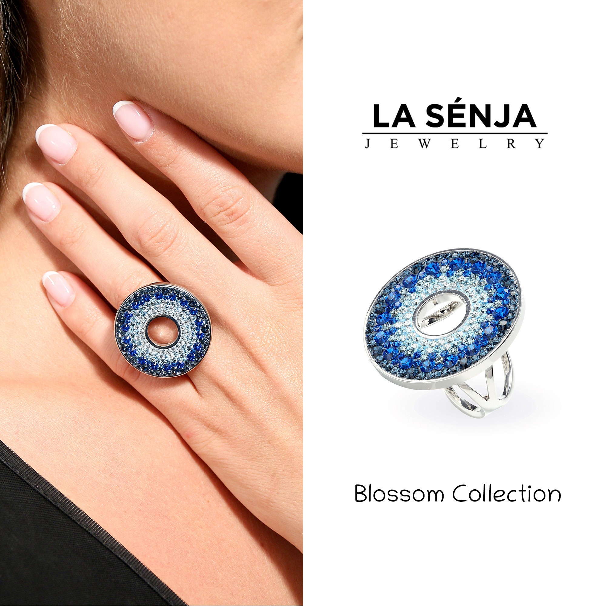Swarovski circle best sale ring