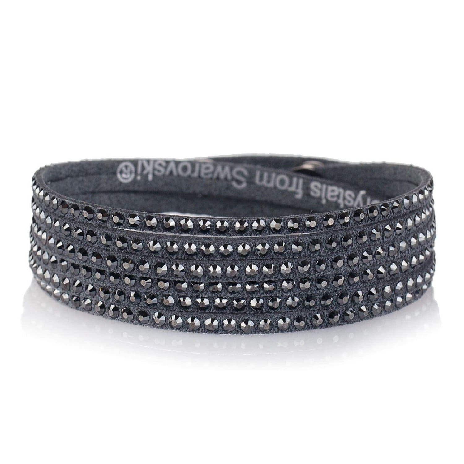 Swarovski jet hem bracelet sale