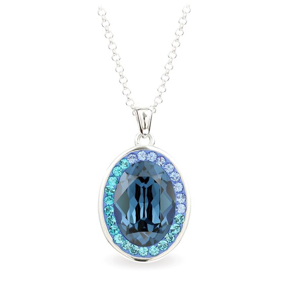 Swarovski blue sales pendant