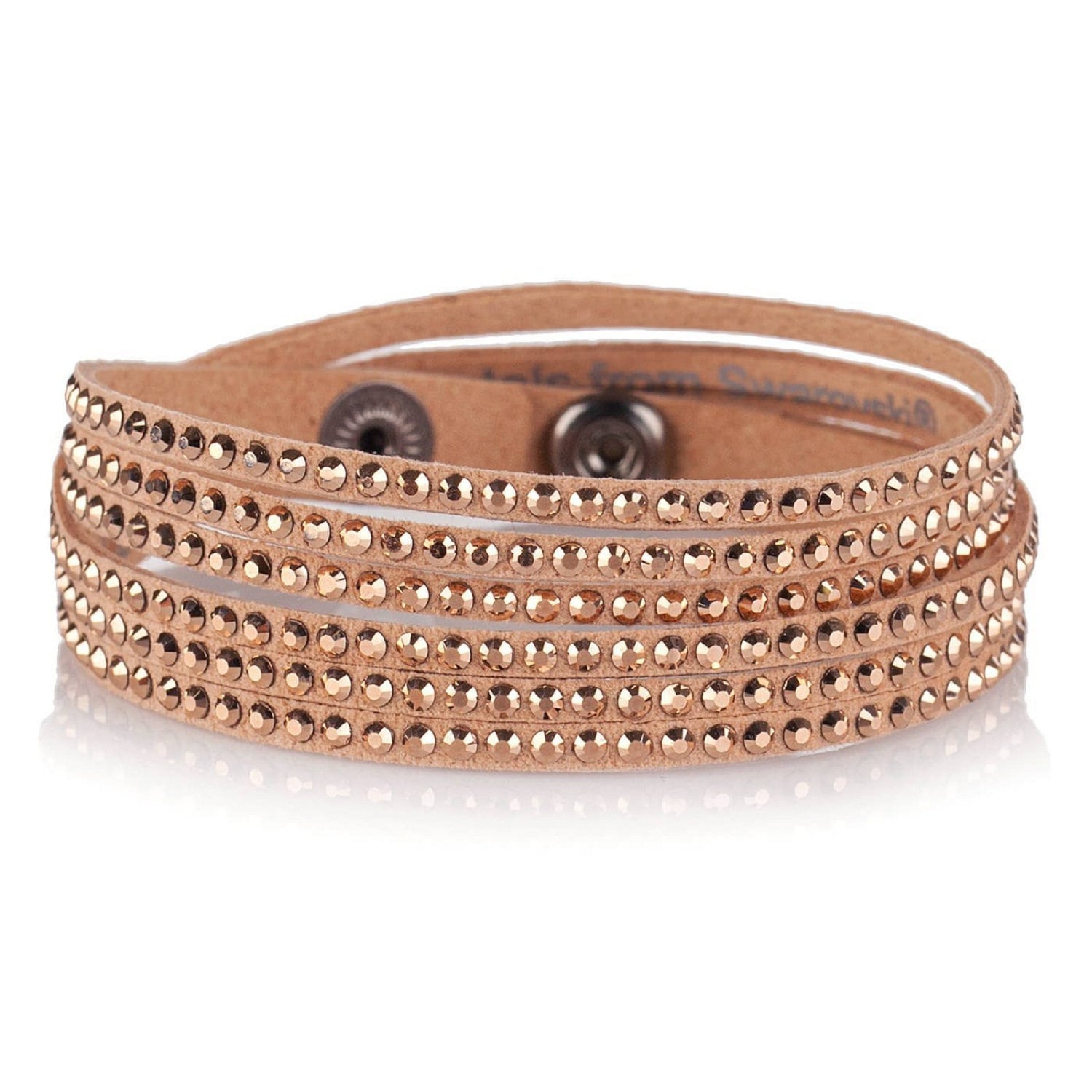 Swarovski Rose Gold Bracelet Sparkly Slake Bracelet Adjustable