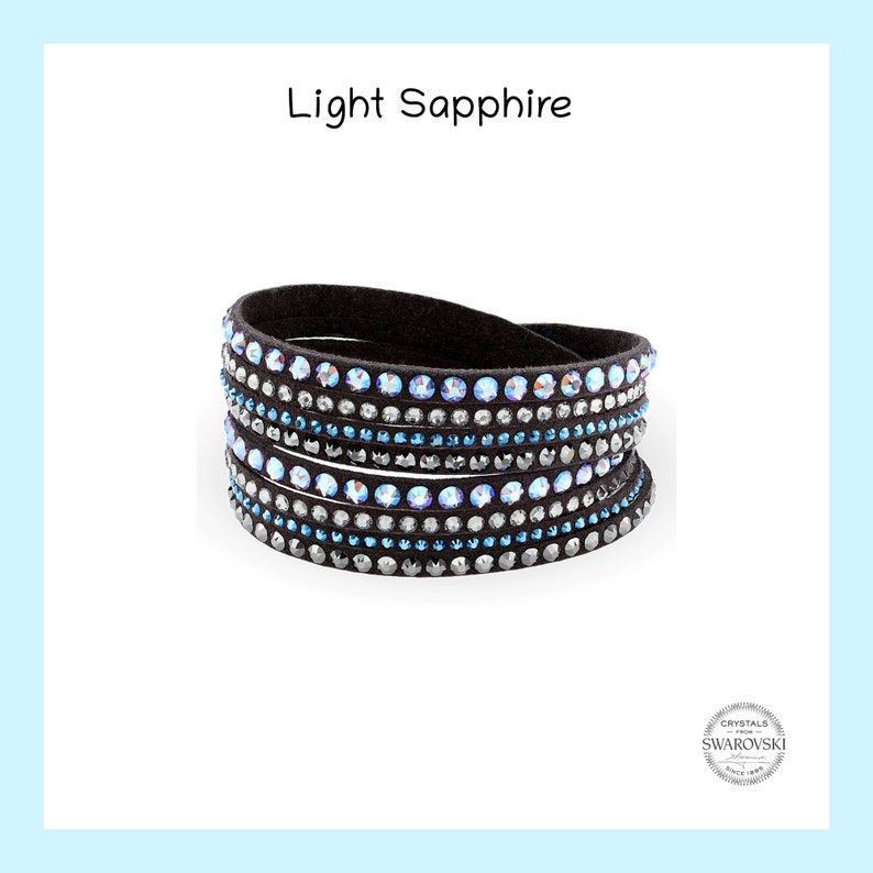 Swarovski black wrap bracelet Clearance