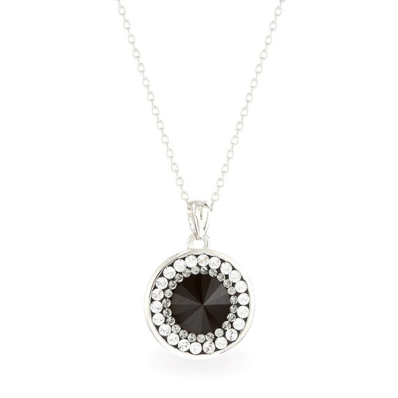 Black on sale sparkly necklace