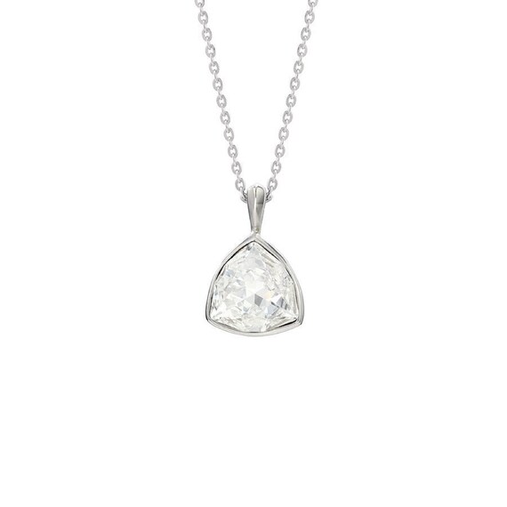Swarovski triangle shop pendant