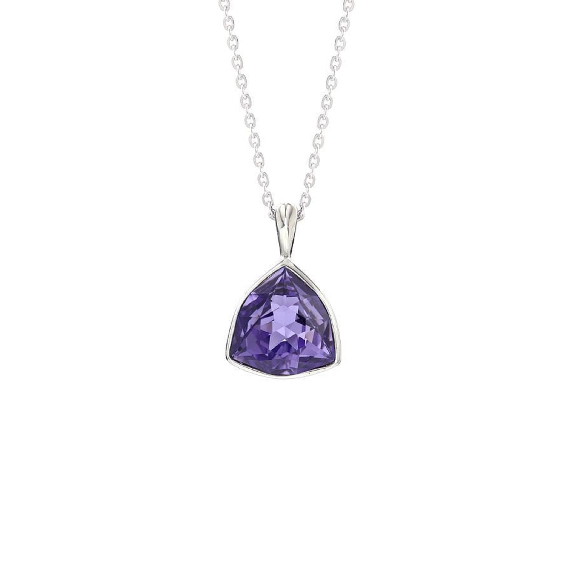 美品】SWAROVSKI ネックレス 大粒 雫 サファイアカラー 紫 - メルカリ 