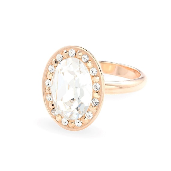 Ring swarovski shop rose gold