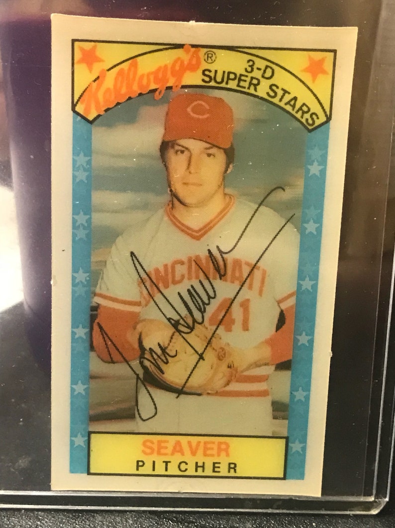 1979 Kellogs Visual Panographics Tom Seaver 3D Superstar Card #29 of set!