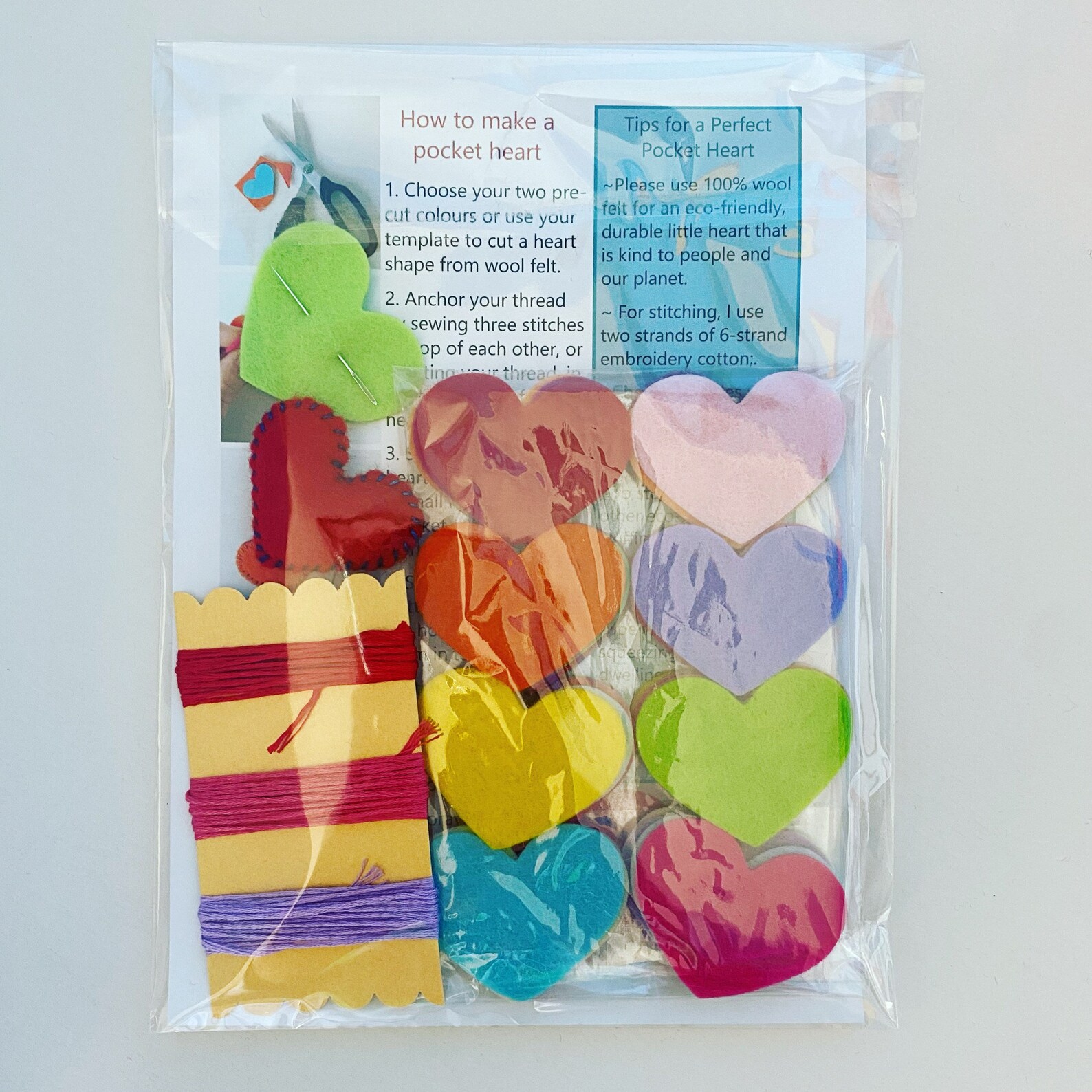 Heart Starter Kit With Precut Hearts Etsy