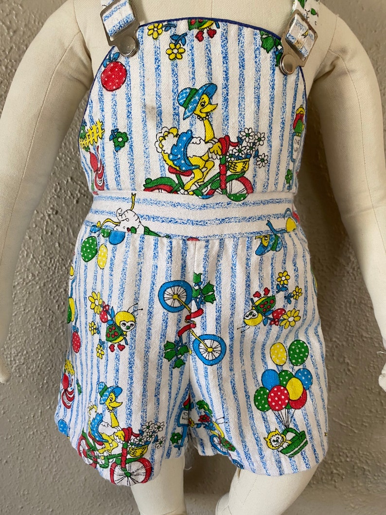 Vintage Short Overalls Baby 12-18 months